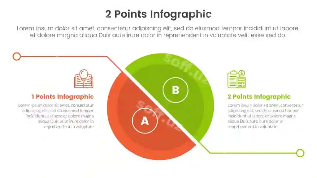 Versus taqqoslash tushunchasi infografik shablon banneri bilan | Versus compare comparison concept infographic template banner with