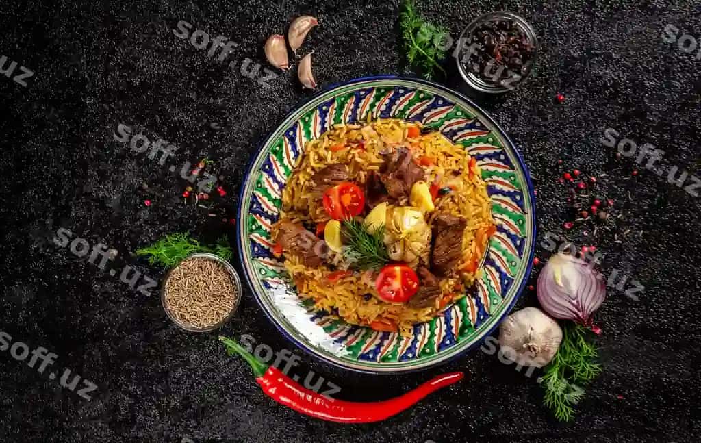 Milliy osh gosht bilan | National uzbek pilaf with meat