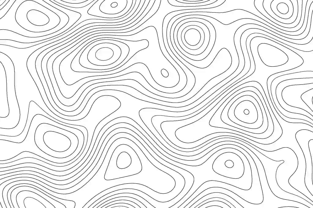 Mavhum fon topografik xarita kontur chizig'i namunasi | Abstract background topographic map contour line pattern