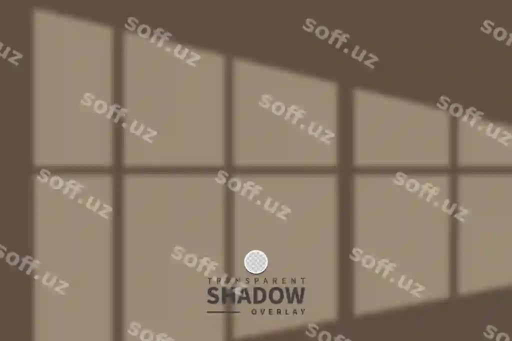 Logo soya soyasi jigarrang fonda ko'rsatilgan | Logo shadow shadow is shown brown background