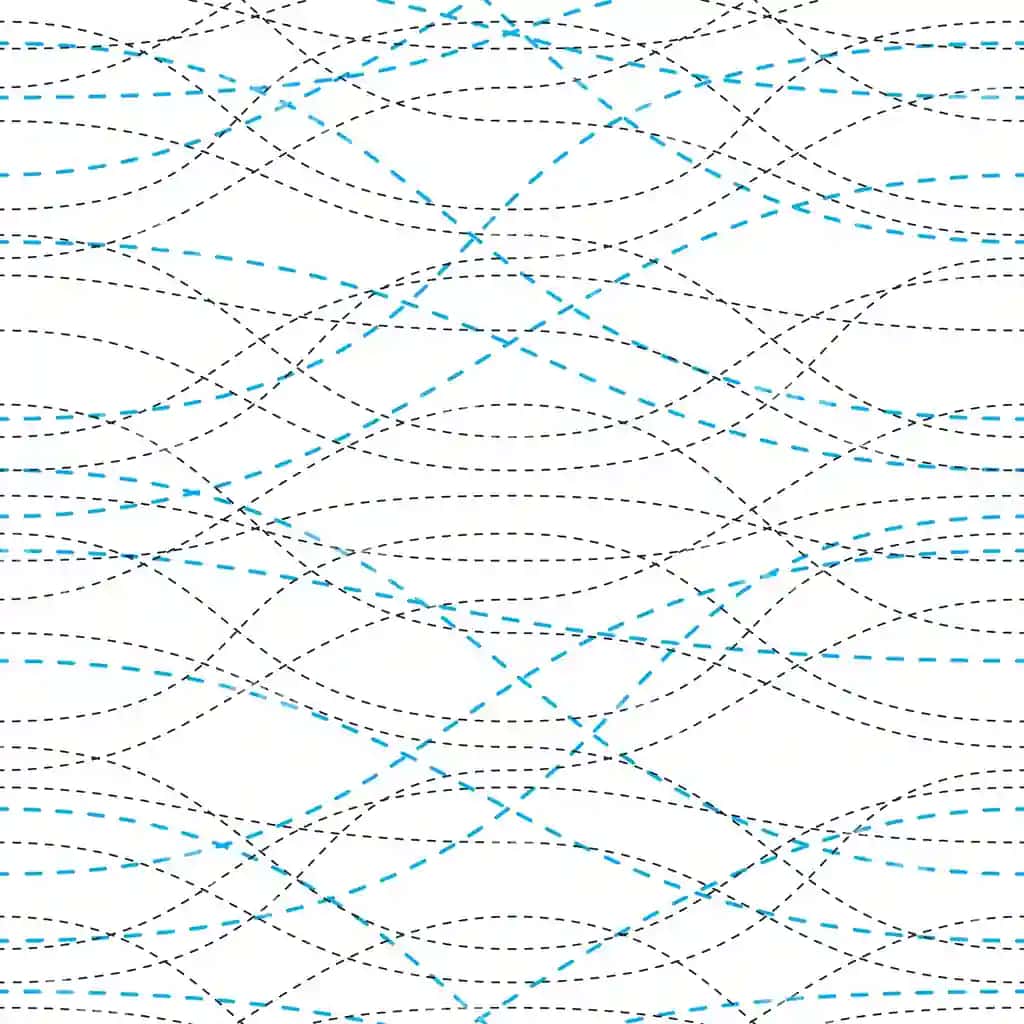 Egimli dalgali chiziqlar uzilmaslik vektor takrorlanuvchi chegarasiz fon | Curve wavy lines seamless pattern vector repeat endless background