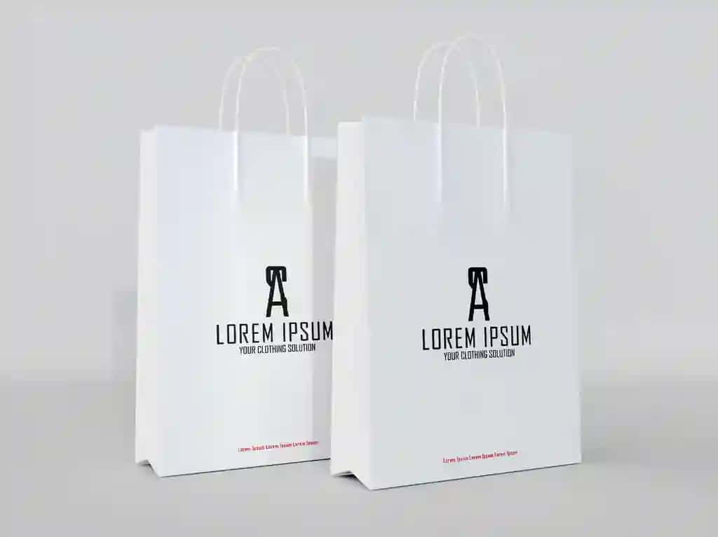Savatga sumkasi maketi psd | Shopping bag mockup psd