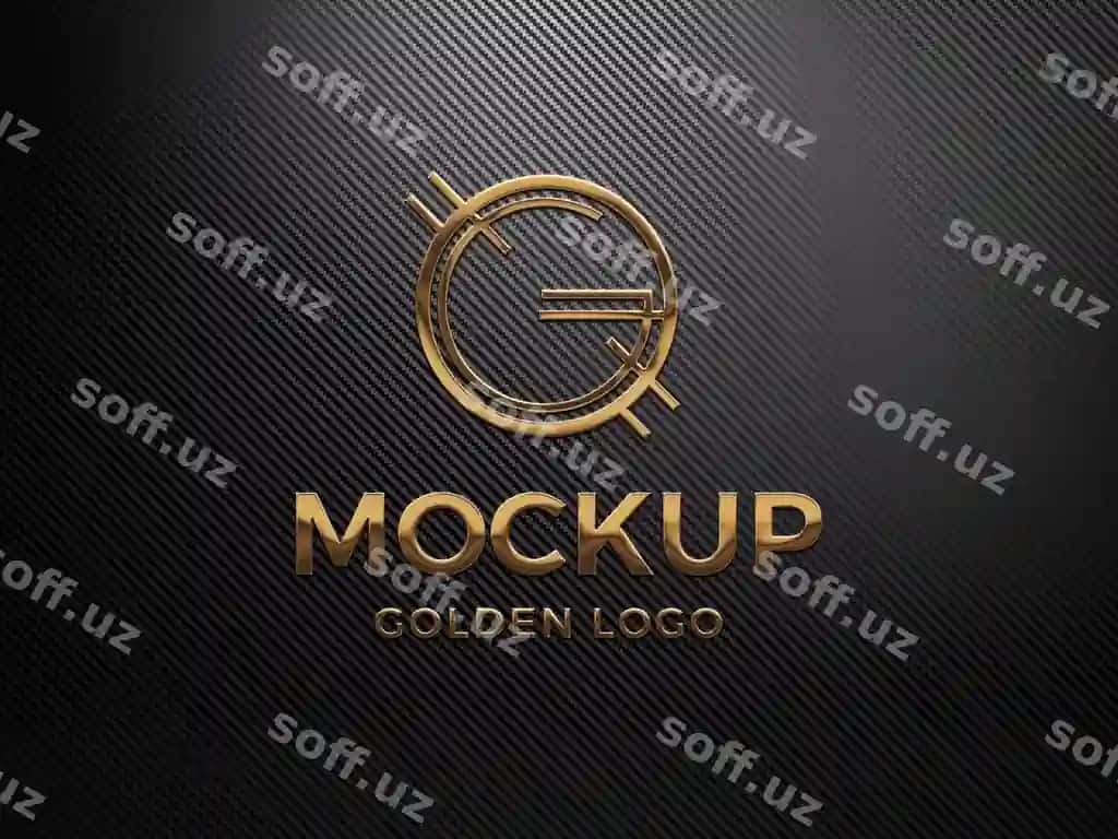 Hashmli oltin logo dizayni | Luxurious golden logo design