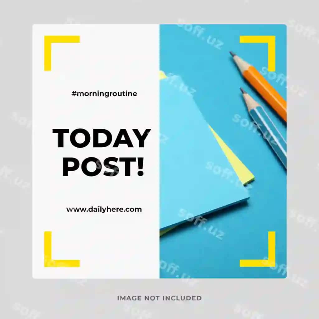 Brend ijtimoiy tarmoqlar posti Instagram mockup shabloni psd | Branding social media post instagram mockup template psd