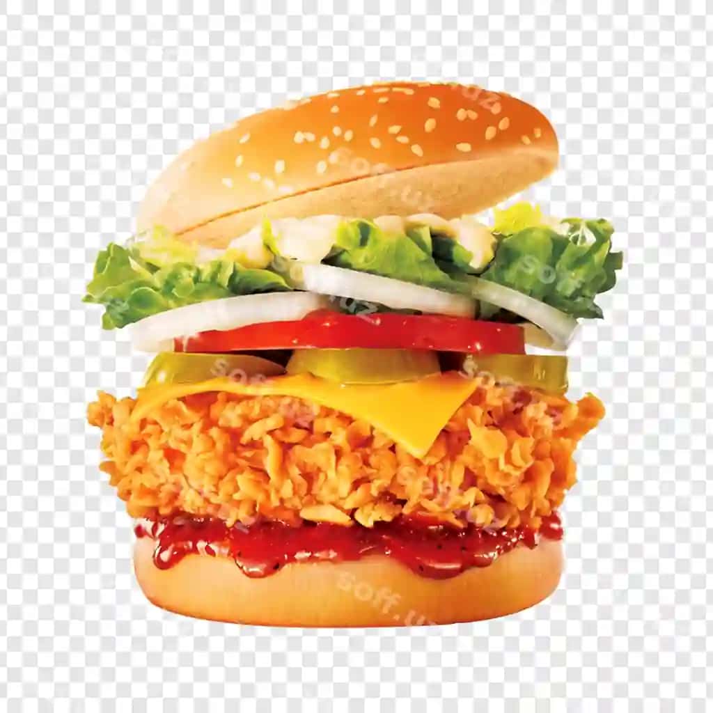 Misharli fast food burger pizza png yuqori sifatli shaffof rasm | Delicious fast food burger pizza png highquality transparent image
