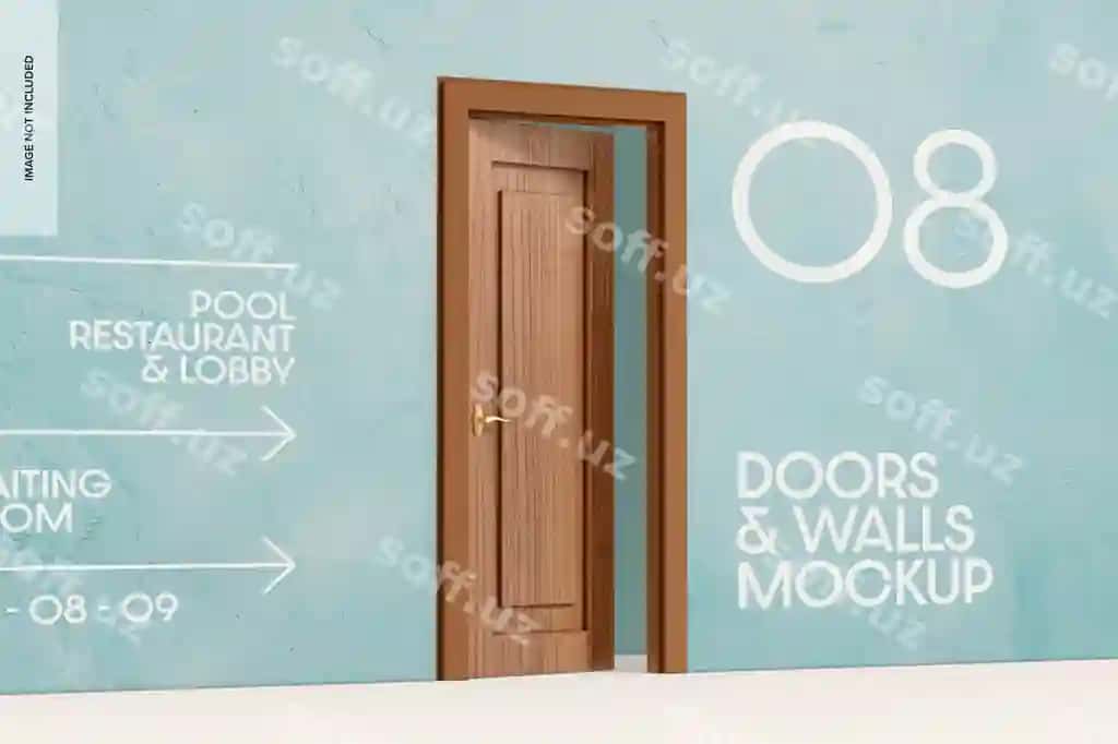 Eshik maketi ochildi | Door mockup opened