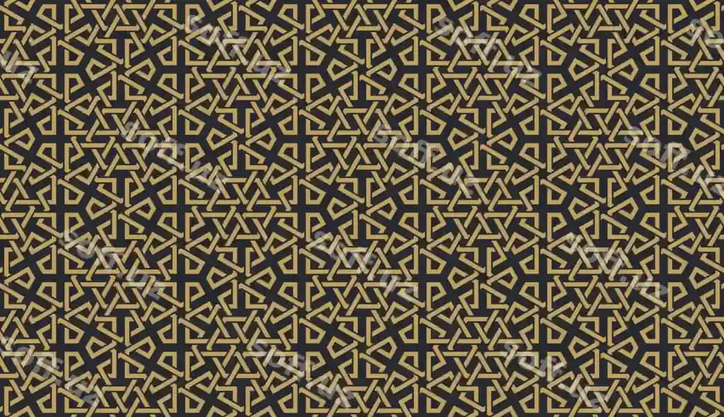 Choksiz geometrik naqsh asl arab uslubida | Seamless geometric pattern authentic arabian style