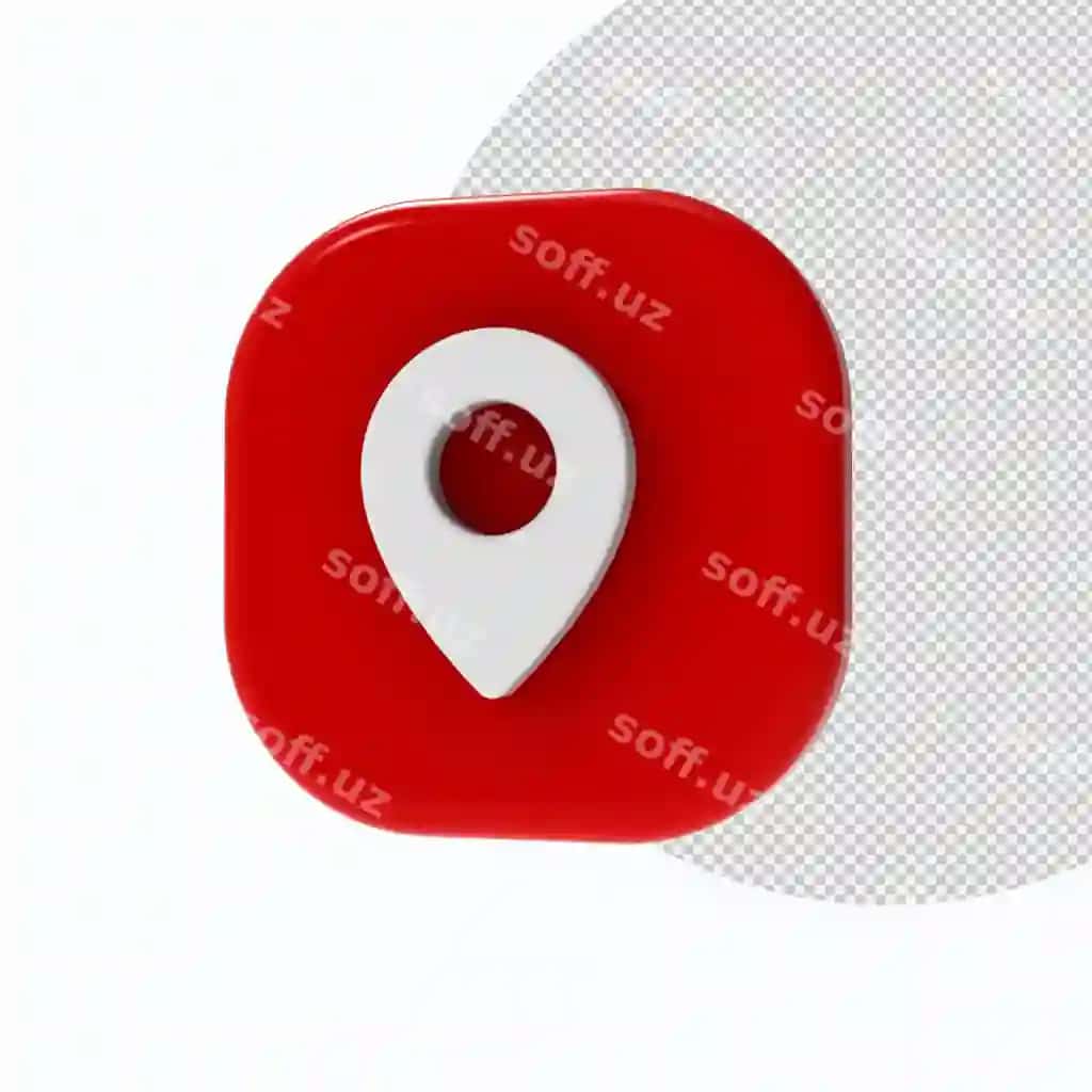 3D joylashuv belgisi 3D render | 3d location icon 3d render