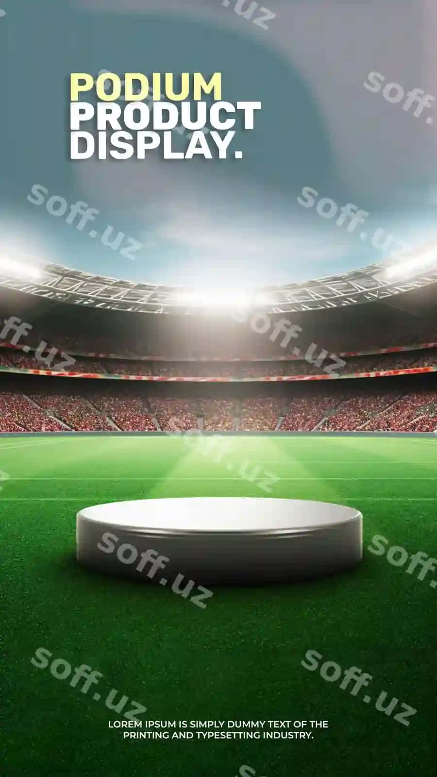 Elegant hashamatli podium sahnasi mahsuloti namoyishi maketi mahsuloti | Elegant luxury podium stage product display mockup show product