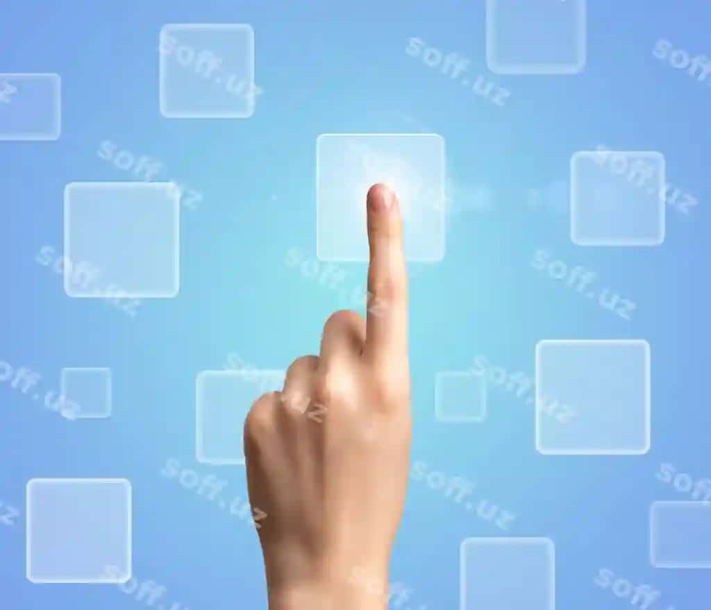 Barg Tegish Bosish Tugma Siber Fazo Tanlash Tanlab Olish Tegish Ekran Abstrakt Texnologiyalar AI | Finger touching pressing button cyberspace choosing selecting touching touchscreen abstract technologies ai