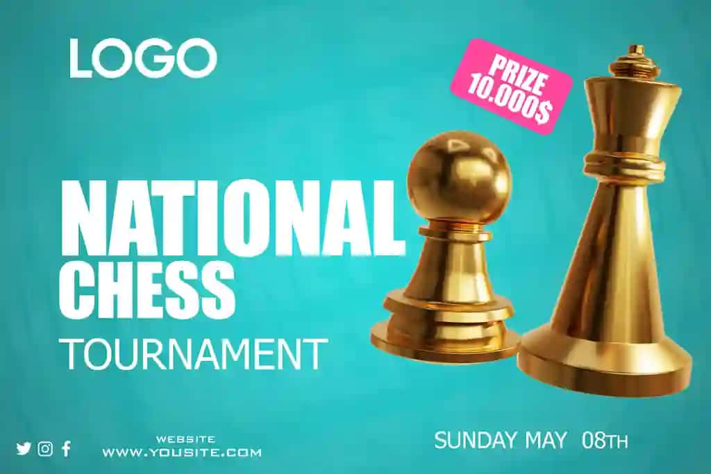 Plakat milliy biznes turniri AQSh | Poster national business tournament usa