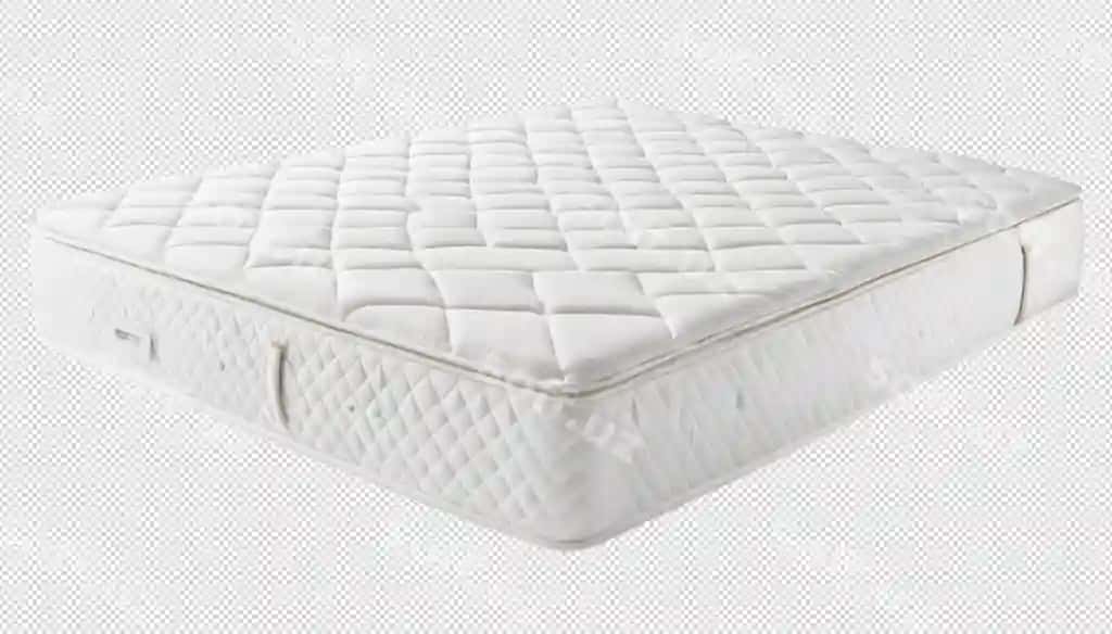 Zamonaviy oq matras noyob chiroy taklif etadi. | Modern white mattress offers sleek elegance