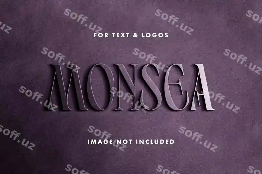 Polishlangan gul rangli metal belgi namunasi | Polished rose metal sign mockup