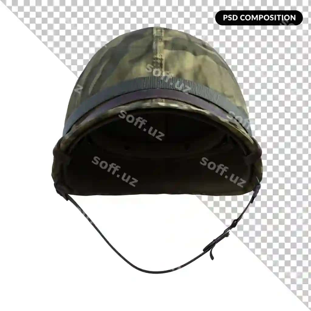 Himoyadorasmi askar qilindi 3d | Military helmet isolated 3d