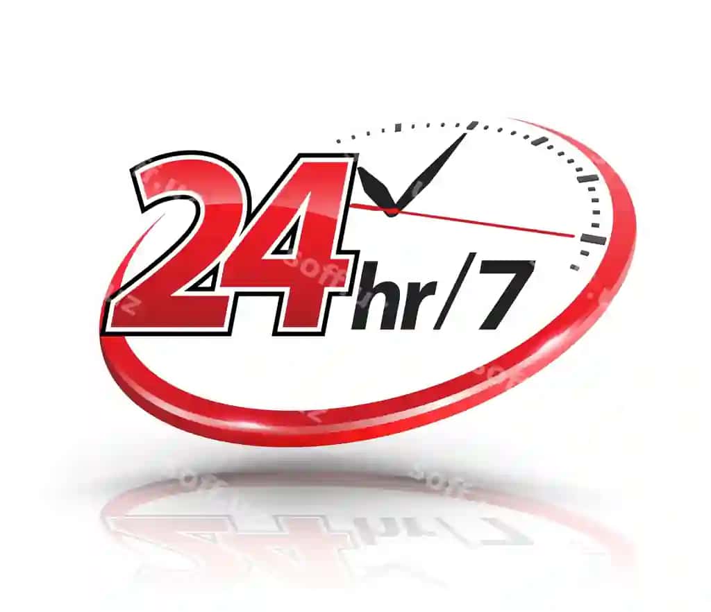 24 soatlik xizmatlar soat shkalasi bilan | 24hr services with clock scale