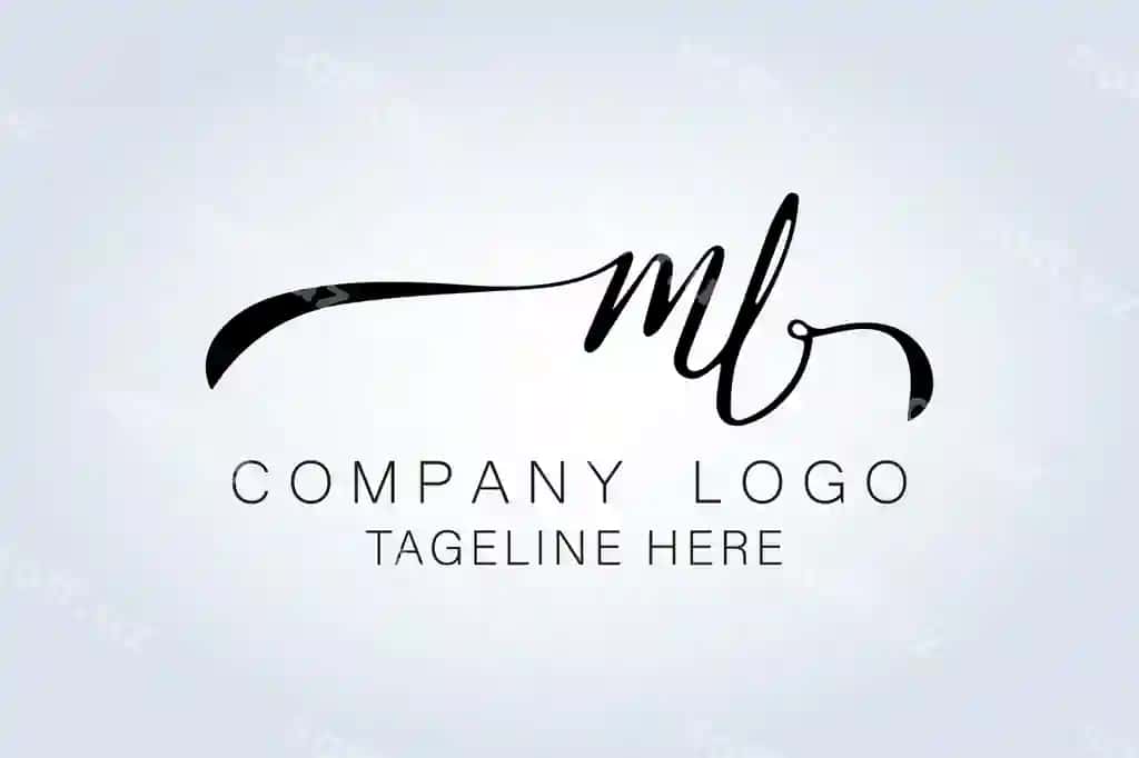 Mb harflari kompaniya identifikatsiyasi logotipi shabloni rang temasi noyob abstrakt | Mb letters company identity logo template unique color theme abstract