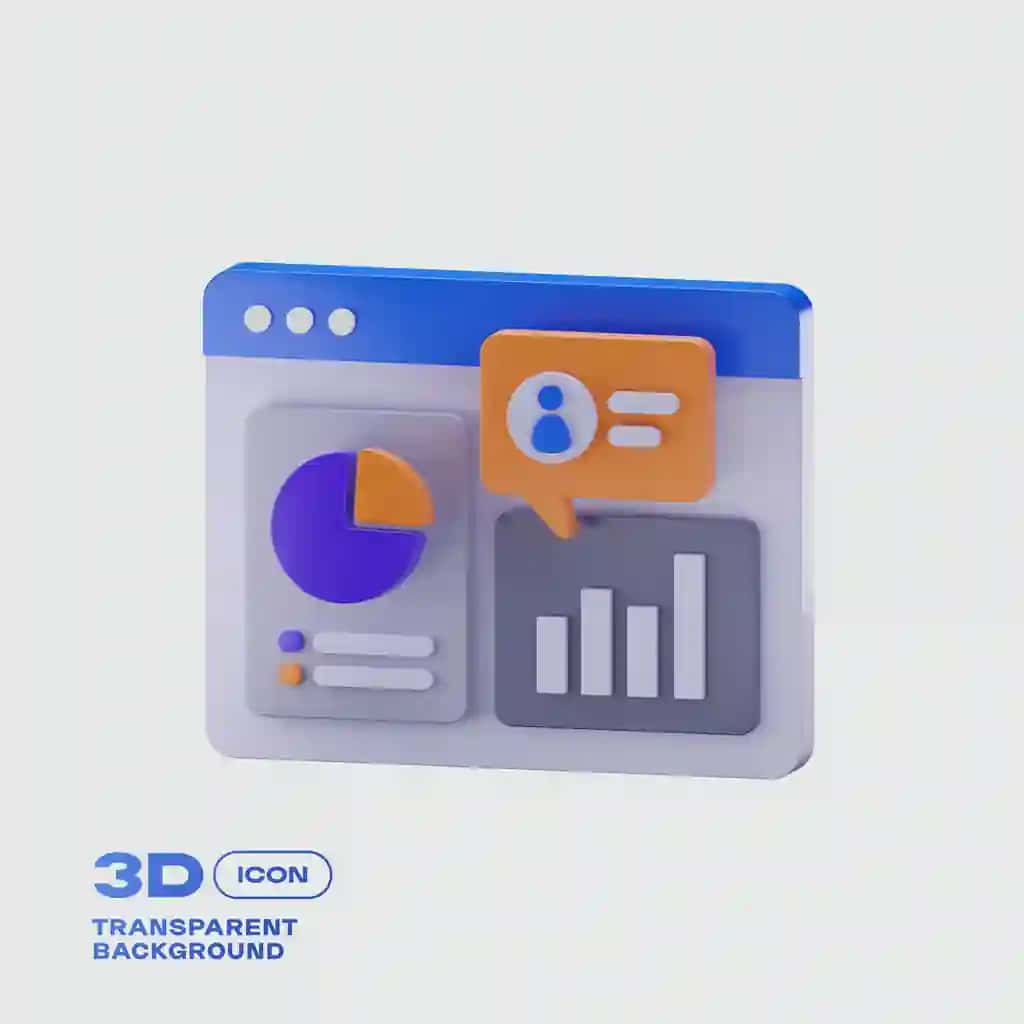 3d crm tizimi belgisi png andozasi | 3d crm system icon png template