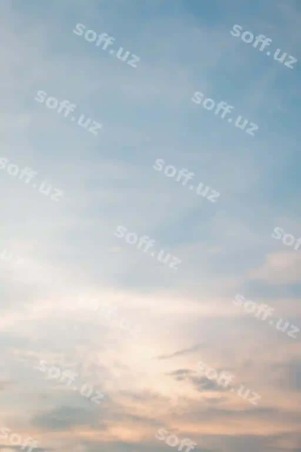 Yumshoq bulutli fon bulutli moviy osmon | Soft cloud background blue sky with cloud