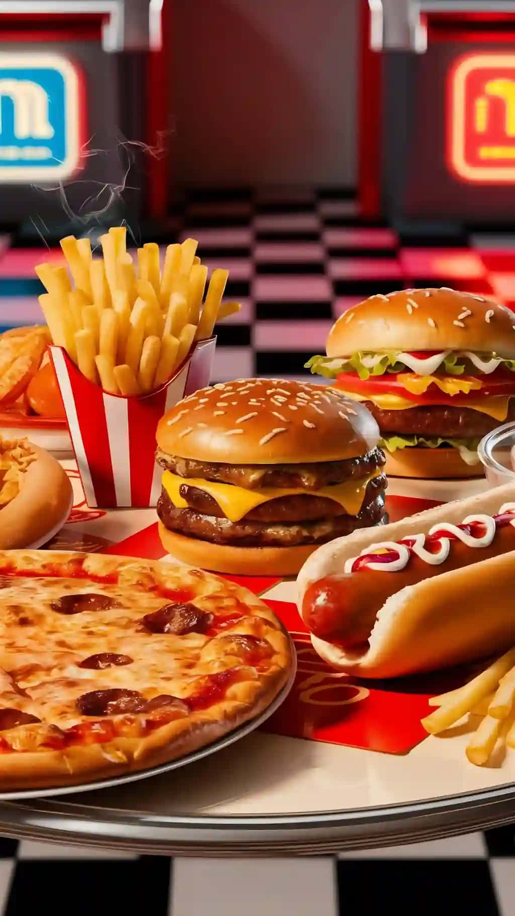 Tez ovqatlanish stoli | Fast food table