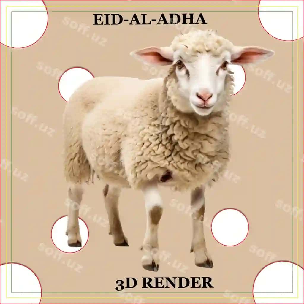 Yurayotgan bej rangli qo'y | Beige sheep walking