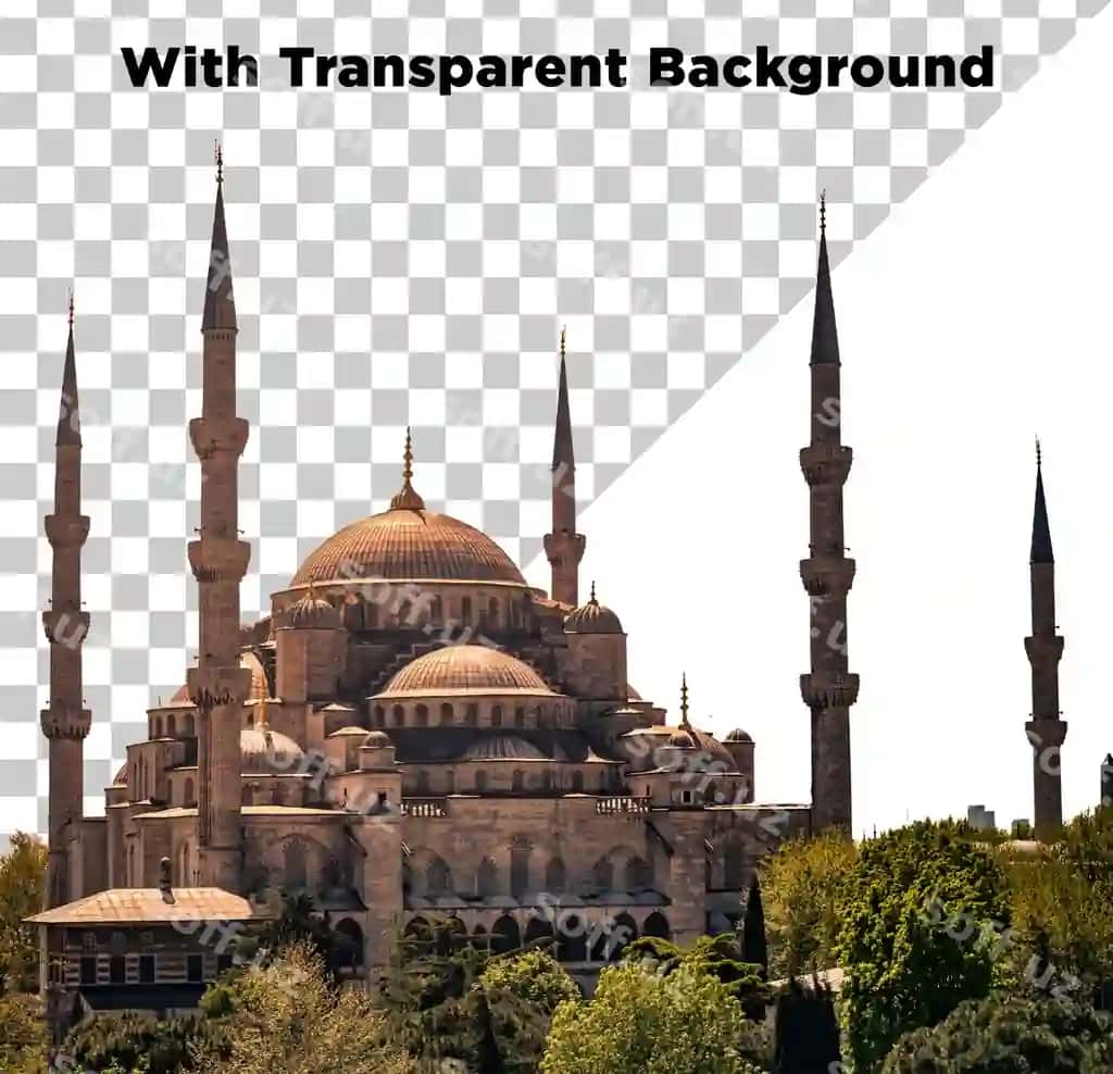 Turkiya istanbul png psd izolyatsiya qilingan shaffof fon | Turkey istanbul png psd isolated transparent background