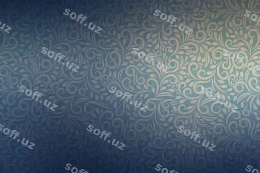 Choksiz damask fon rasmi naqshli ko'k fon | Seamless damask wallpaper pattern blue background