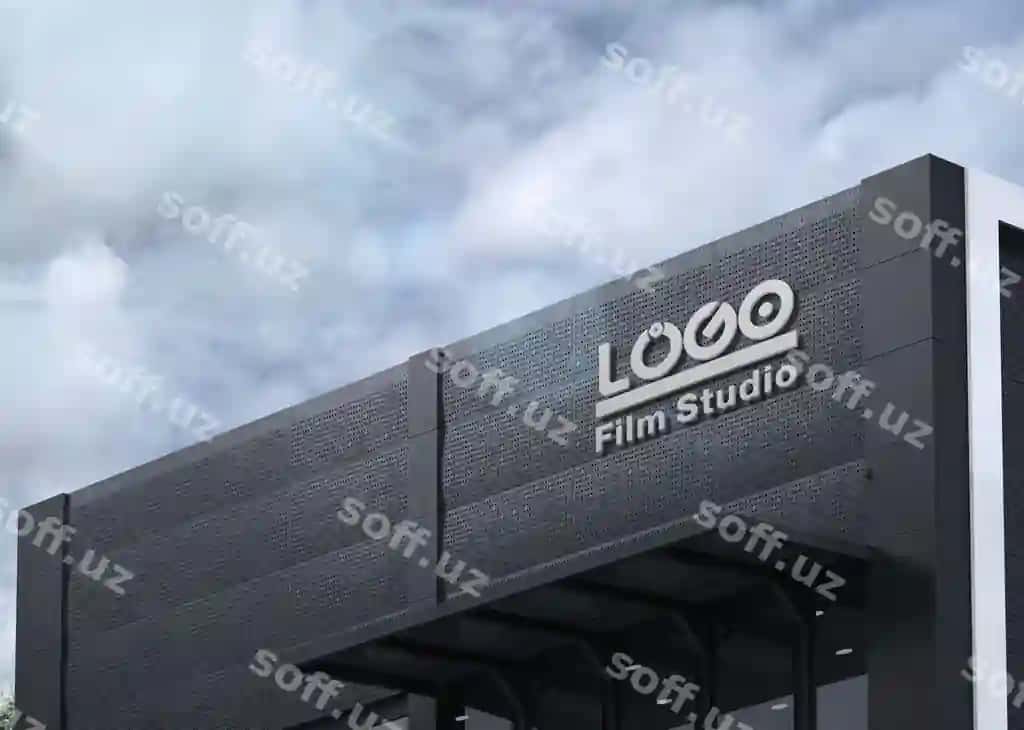 Brend fassada mockup | Branding facade mockup