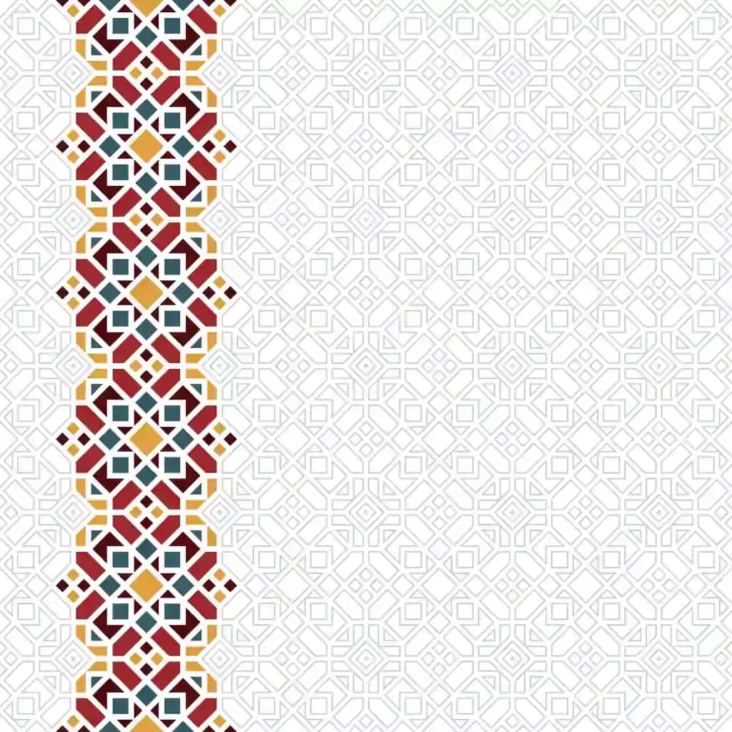 Sharqona bezak dizayni an'anaviy madaniyat mavzusi | Oriental ornament design traditional culture theme