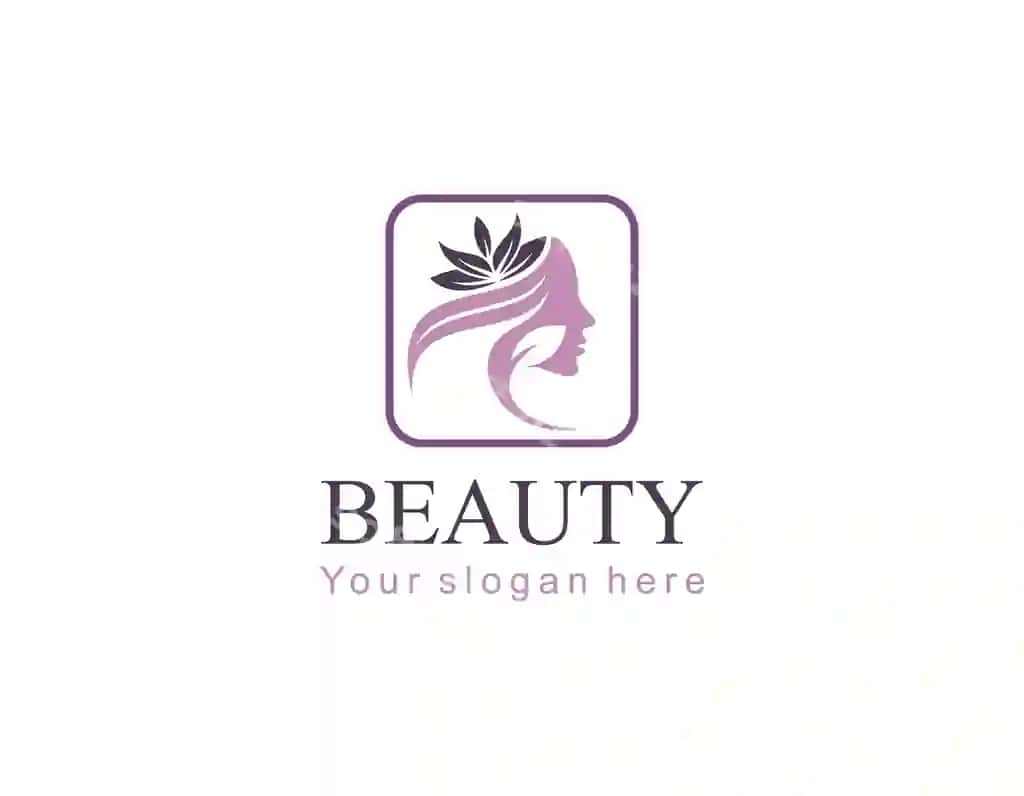 Go'zalik feminin salon logotipi ikonka chiziq san'ati konturi | Beauty feminine salon logo icon line art outline