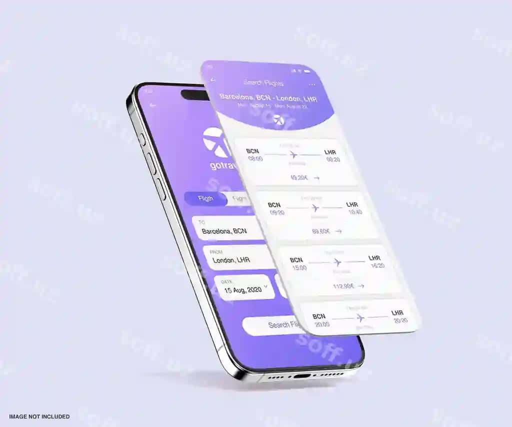 Mobil ilova ekrani prototipi | Mobile app screen mockup