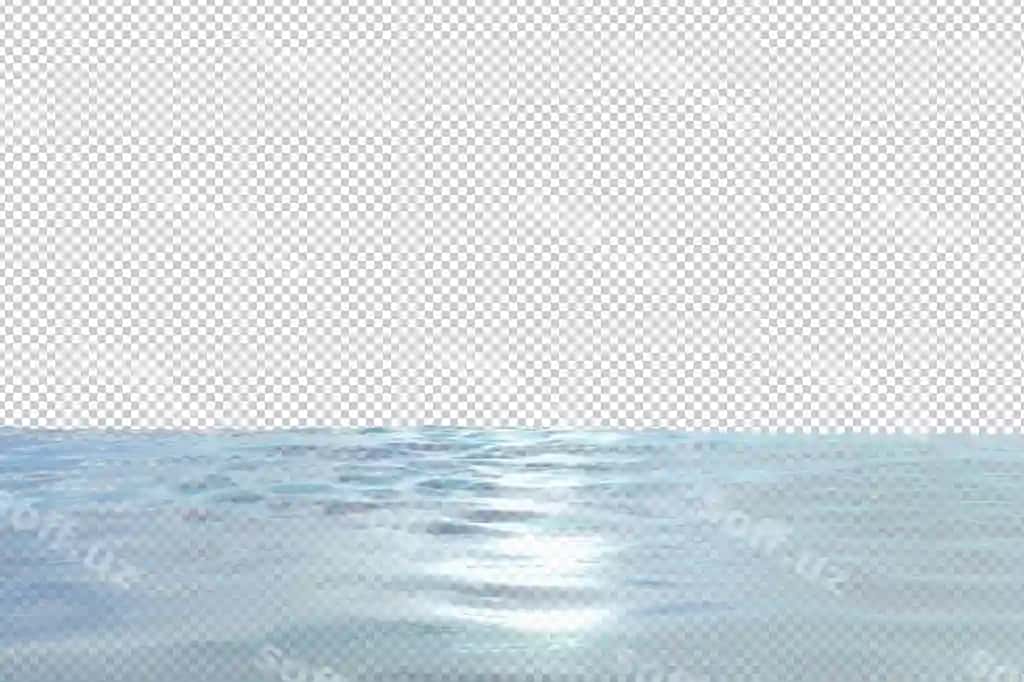 Suv to'lqiqi yuzi ajraltirilgan 3D render | Water ripples surface isolated 3d render