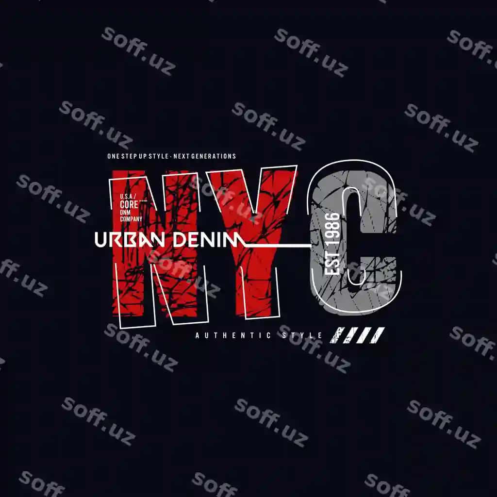 New York City tipografiya slogan futbolka dizayni vektor chizmasi | New york city typography slogan t shirt design vector illustration