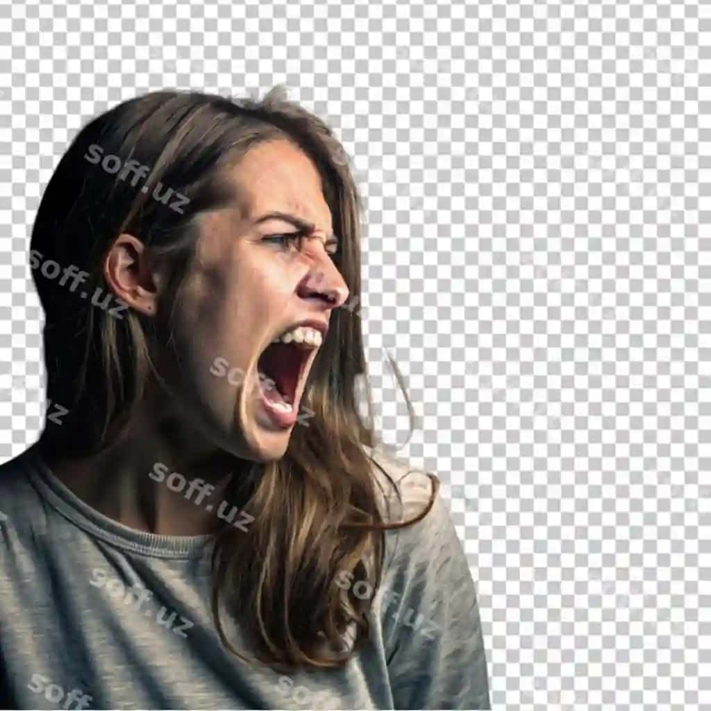 Ayol tashvish qorqinchli yuz yuz ochiq og'iz qorqish | Woman anxiety scary face face mouth open screaming 2