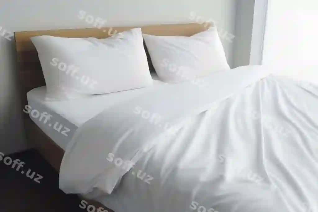 Yotoq uchun mo'ljallanganlar komplekti namunasi | Bedding set mockup