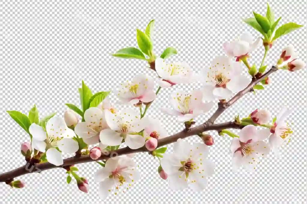 Daraxt sarmon gul png | Tree branch flower png