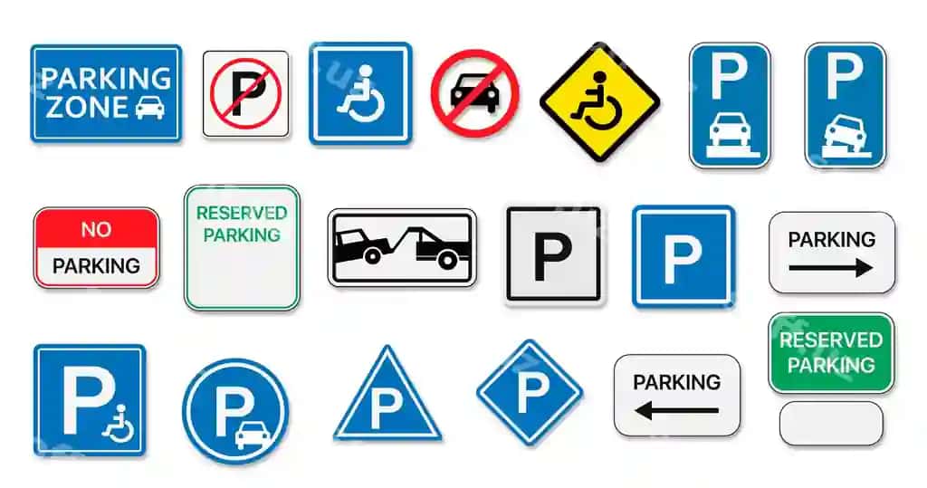 Mashina parking belgisi, parking taqiqlanadi, bino kirish, tirna o'chirish hududi, mashina | Car parking sign no parking building entrance tow away zone car