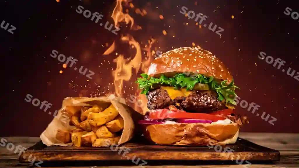 Burger kartoshkasi | Burger fries