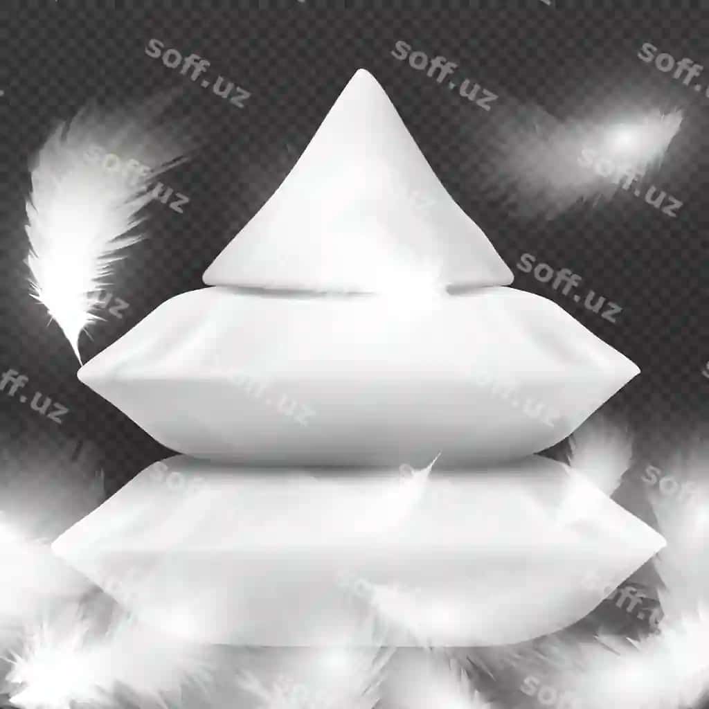 Oq haqiqiy pillows volti tutuq | White realistic pillows flying feathers