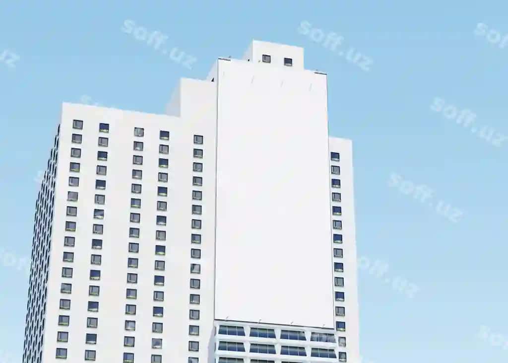Billboard namuna baland binо kocha | Billboard mockup tall building street
