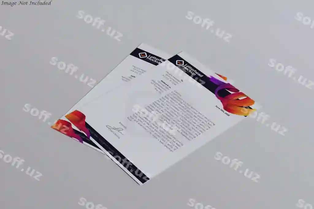 Xat varag'i maketi | Letterhead mockup