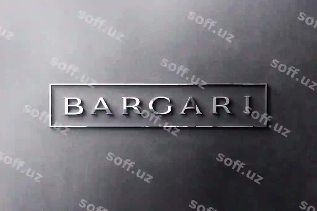Logo mockup 3D mashhur | Logo mockup 3d luxury