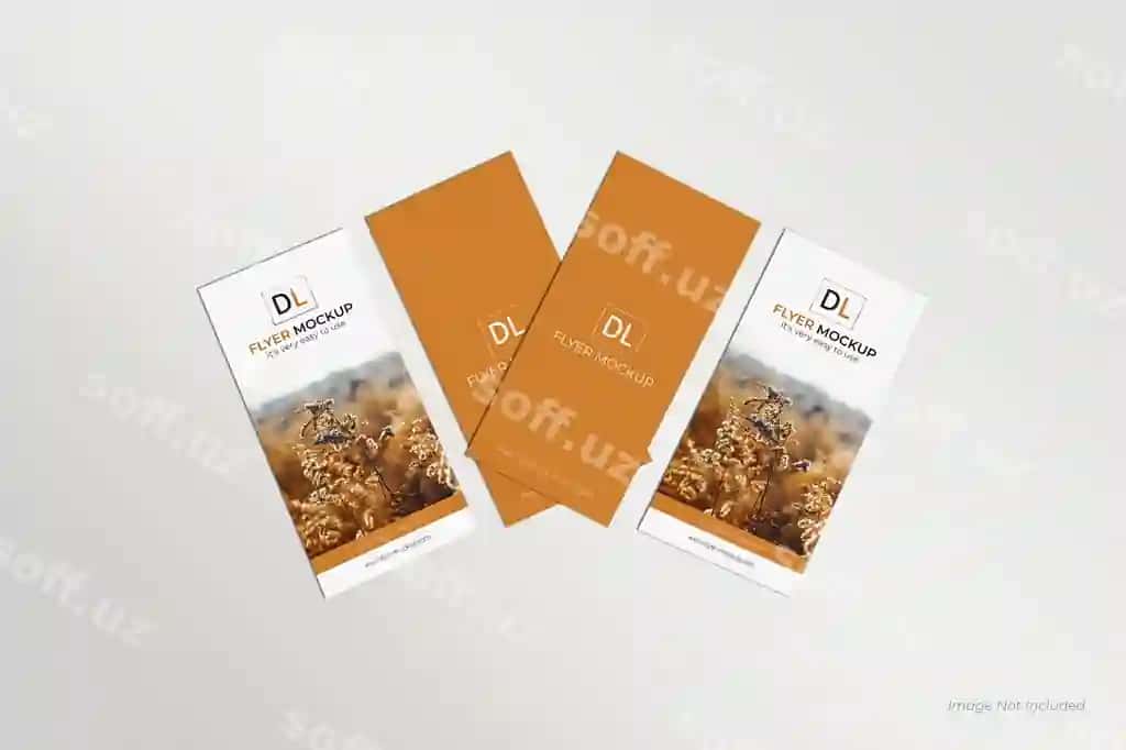 Dl flyerlar namunasi | Dl flyers mockup 2