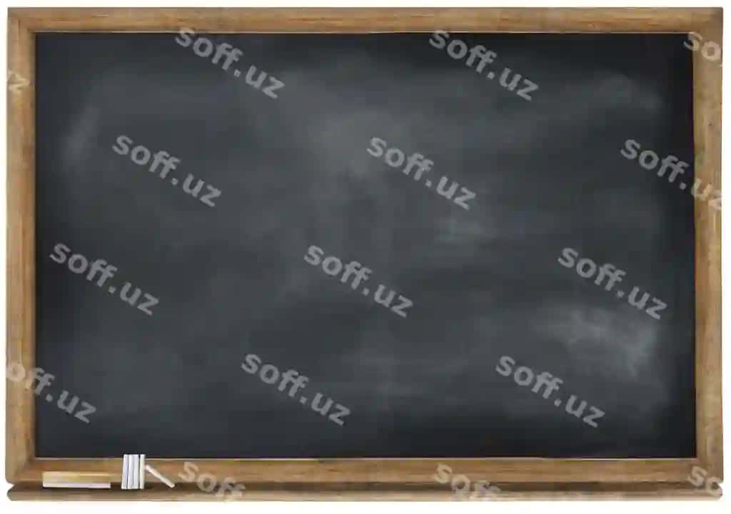 Bo'sh doska | Empty blackboard