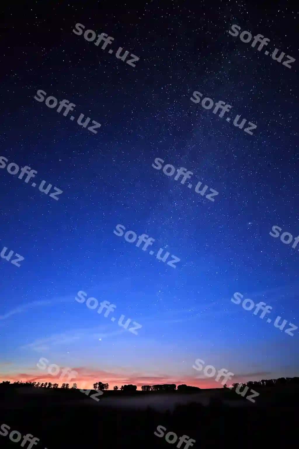Tong yulduzli fon osmon Somon yo'li | Dawn starry background sky milky way