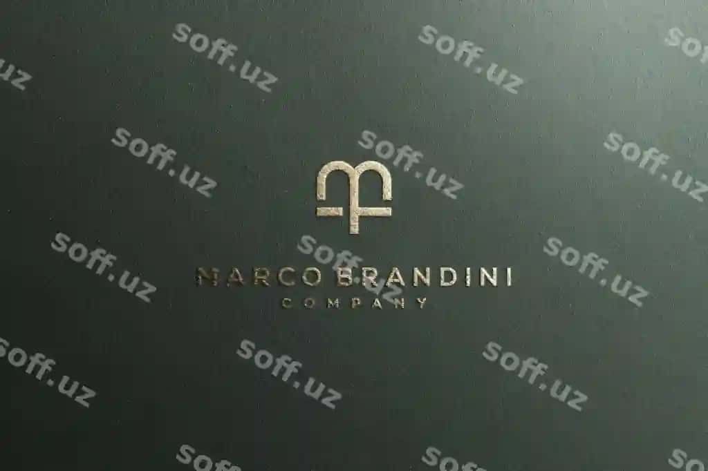 Logo mockup teksturli hasharot oltin | Logo mockup textured luxury gold