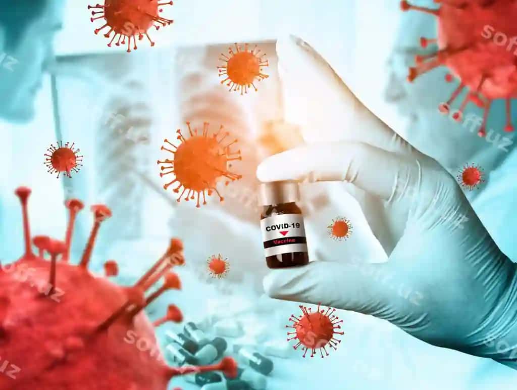 Koronavirus Covid 19 tibbiy test vaksina tadqiqotlari rivojlanish kontsepti | Coronavirus covid 19 medical test vaccine research development concept