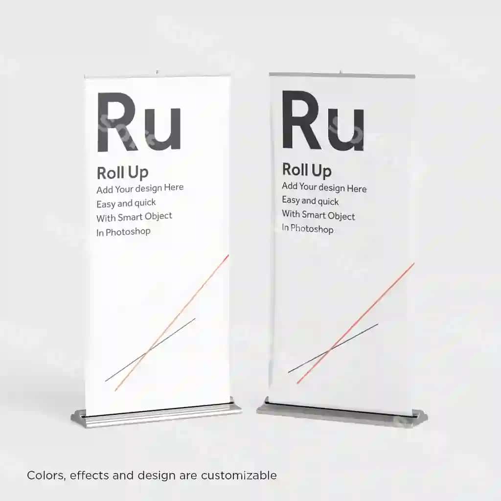 Ikki roll namuna | Two roll ups mock up