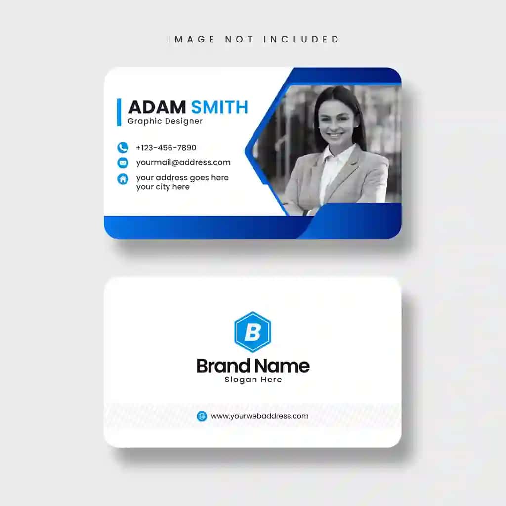 Korporativ professional tashrif qog'ozi dizayn shabloni | Corporate professional business card design template