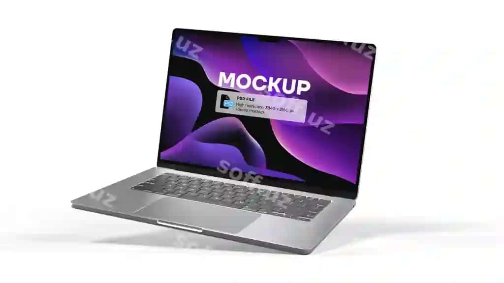 Psd fayl realistik noutbuk Air namunasi png | Psd file realistic laptop mockup air png
