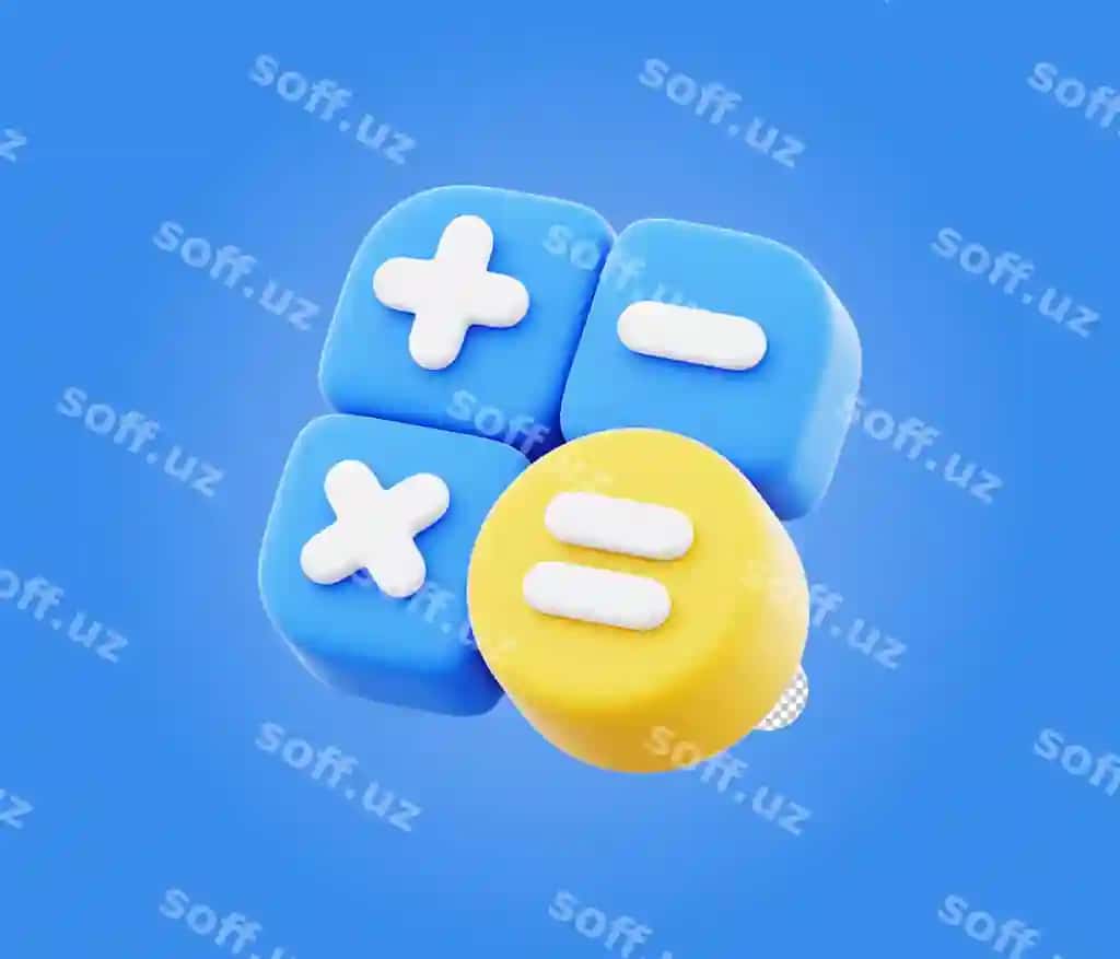 Kalkulyator ikonka illustratsiya shaffof fond ta'lim kontseptsiya | Calculator icon illustration transparent background education concept